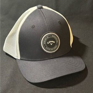 Callaway Golf Playing Through Trucker Hat - Adjustable Mesh Black and White